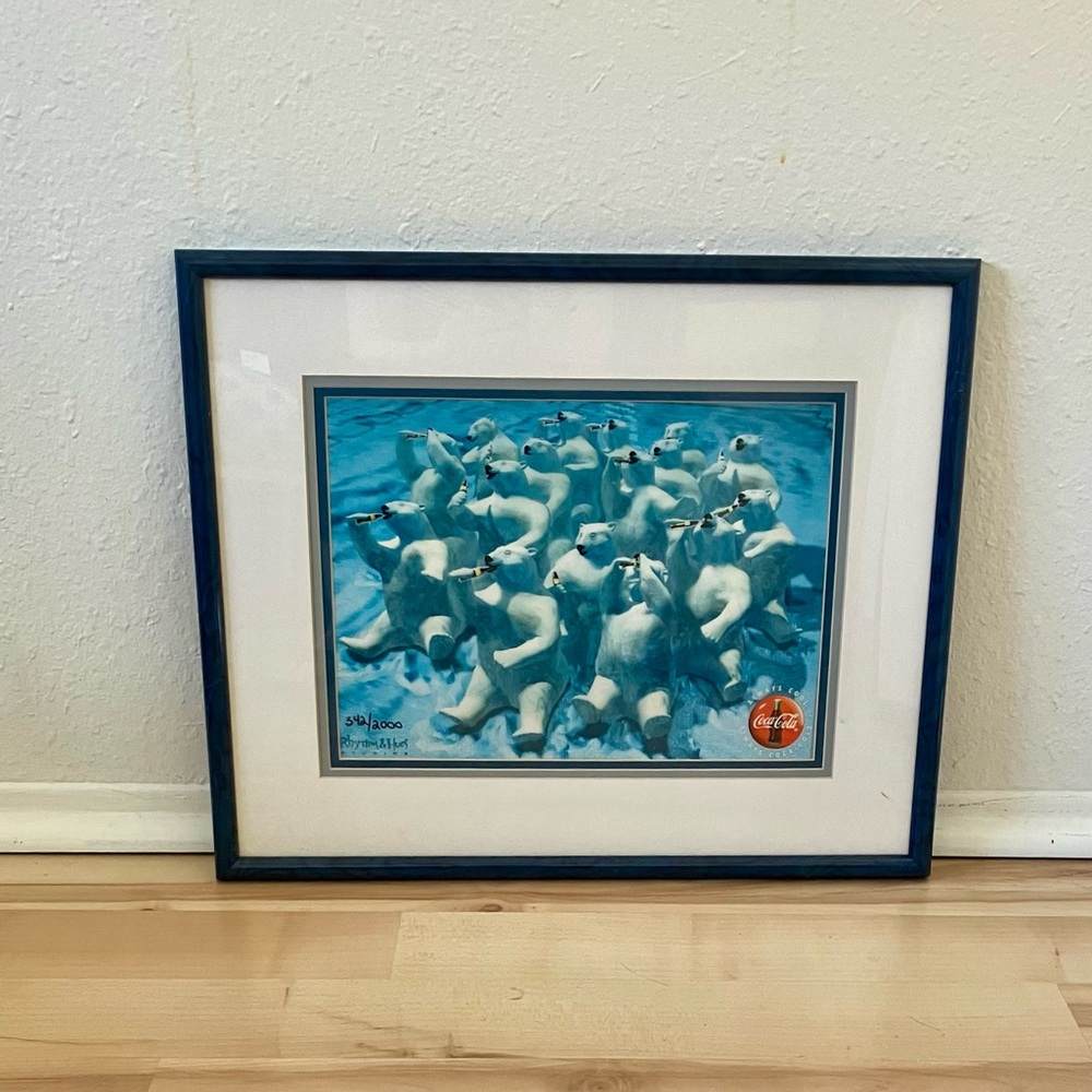 Coca-Cola Polar Bear Coke Animation Art Cel Print